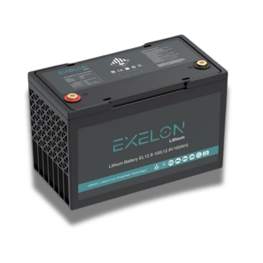 Exelon 12 V 100 AH 100 Amper Lityum Akü