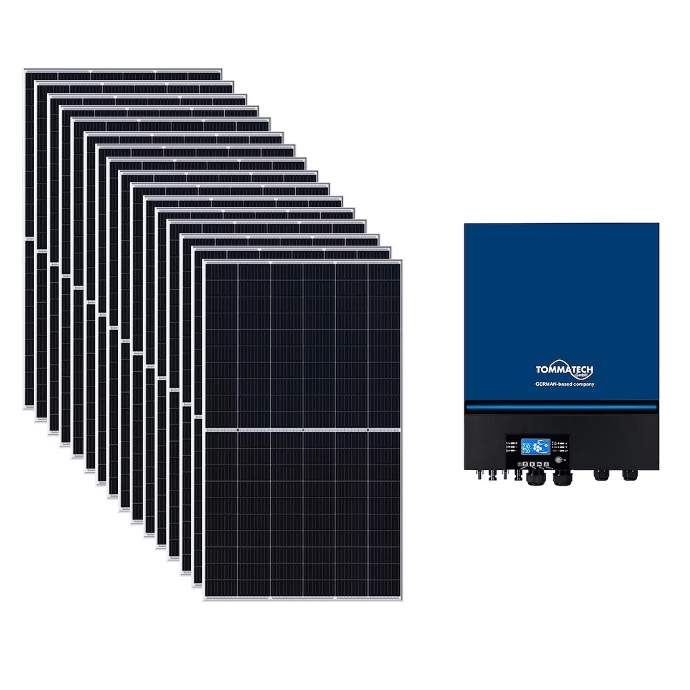 Aküsüz Gündüz Kullanım 10Kw Güneş Enerji Paneli Sistem Paketi 10000W