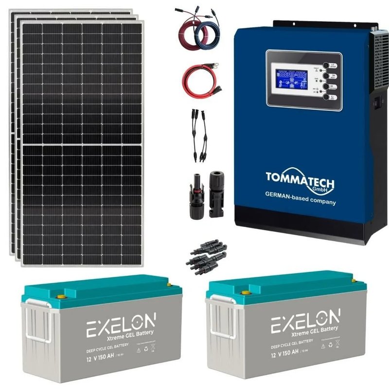 Güneş Enerjisi 3Kw İnverterli Ev İçin İdeal Solar Paket