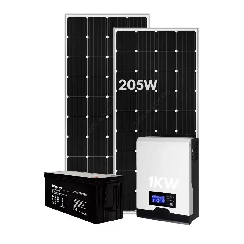 Güneş Enerjisi Paketi Günlük 2 Kw Üretim Kapasiteli Ev Paketi